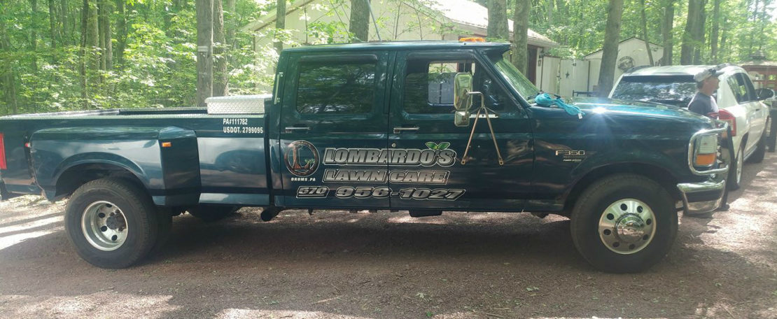lombardo's lawn care truck